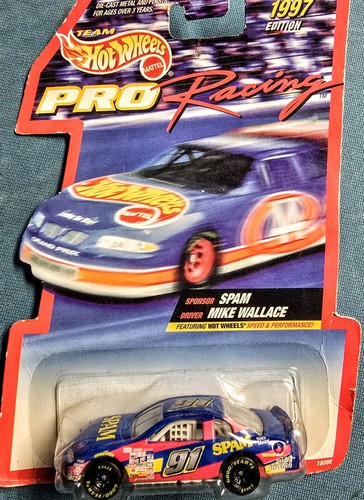 Hot Wheels Pro Racing 1997 Mike Wallace #91 Spam Scale 1:64 NASCAR Diecast - Picture 2 of 2