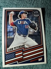 2026 Panini Stars & Stripes Liam Peterson Collegiate National Team USA Baseball