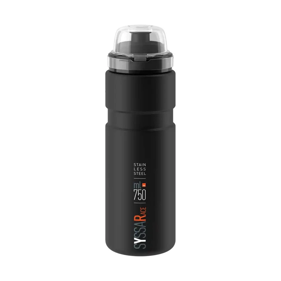 Elite Trinkflasche SYSSA Race schwarz matt 750ml