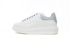 Free shipping Alexander Mcqueen White blue Men's Sneakers Shoes