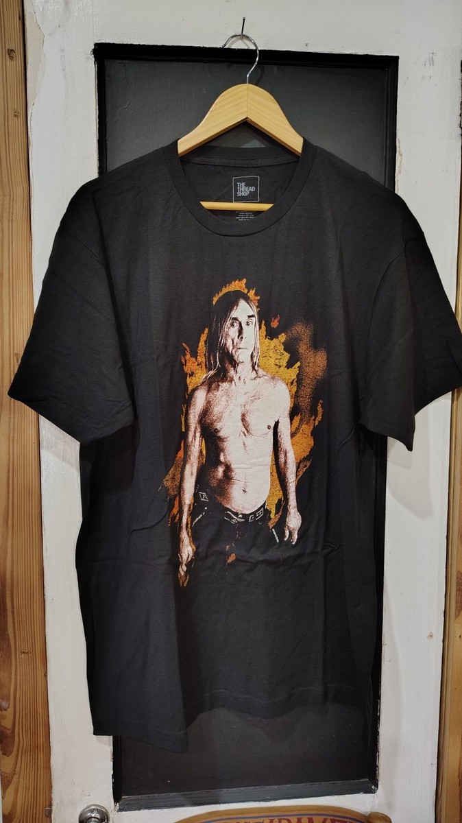 The Thread shop Iggy pop rock t shirt size XL | eBay