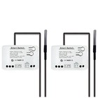 2Pc Tuya with Temperature Sensor Passive Dry Contact Relay Work with5329
