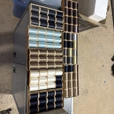 Vintage American Thread Company Twist De Lux - Huge Lot - 17 Boxes - 205 Spools.