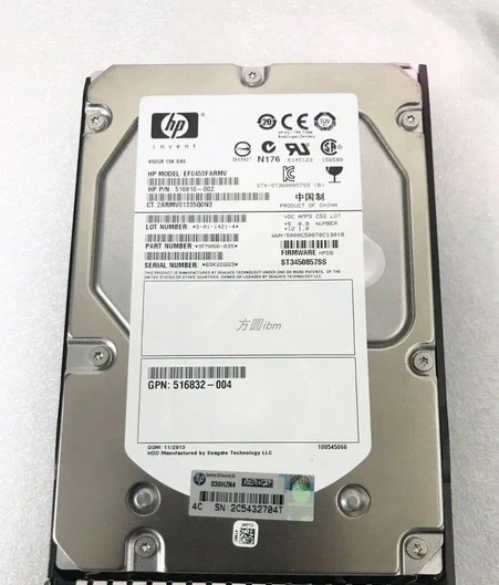 Fit HP 652615-B21 G8 G9 server hard disk 450G 15K SAS 3.5 653951-001 - Image 2 of 2