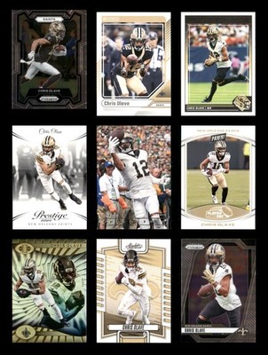 Chris Olave Lot 9 Football Cards 2022 Chronicles Photogenic New Orleans Saints