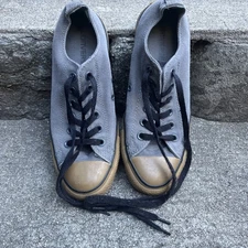 Converse Chuck Taylor All Star Low Gray Canvas on Beige Sole US 6.5 M/ 8.5 W