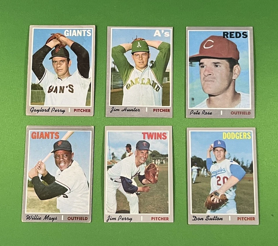 Juego completo de béisbol Topps 1970 (1-720) • En carpeta • En muy buen estado/excelente Foto 2 de 4