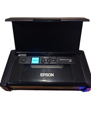 #ad Epson WorkForce WF 110 Inkjet Mobile Printer Rechargeable Portable w Case $198.90