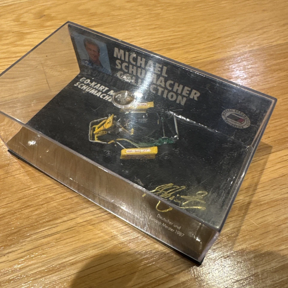 1/43 MINICHAMPS 510 430006 MICHAEL SCHUMACHER GO KART BENNETON YELLOW RARE - Image 4 of 4