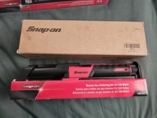 Snap-on YAKS42HV Butane Gas Soldering Iron Kit + Hot Air, 25-130W, 5 Tips