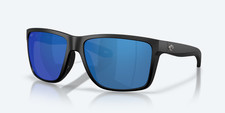 Costa Del Mar Sunglasses BROADBILL II XL Black / Blue Mirror POLARIZED 580P Lens