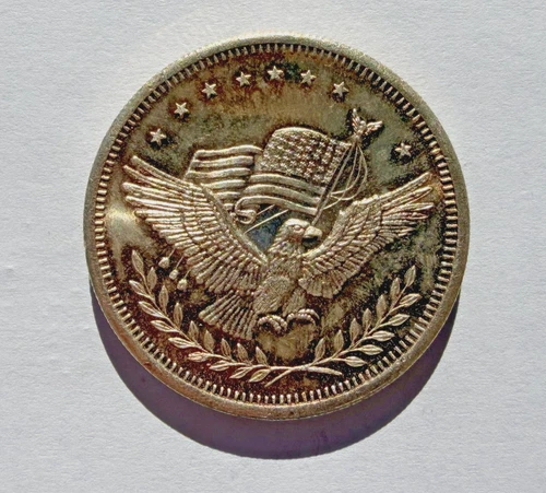 1 oz .999 Fine Silver Trade Unit Round One Troy Ounce Bullion Coin