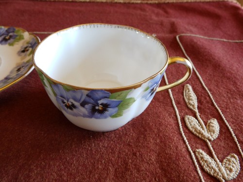 1x Gedeck Viktoria Luise Stiefmütterchen Chrysantheme Rosenthal Bavaria antik - Bild 6 von 19