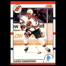 Alexei Kasatonov Rookie #209 1990-91 Score New Jersey Devils Hockey Card NHL. rookie card picture