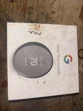 Google Nest G4CVZ Programmable Wi-Fi Smart Thermostat Snow White
