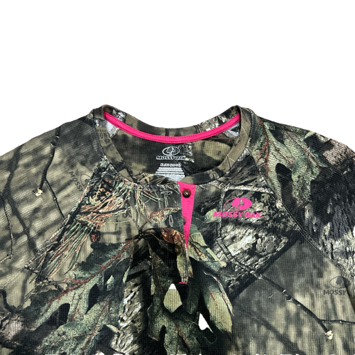 Mossy Oak Shirt Womens Medium Camo Break-Up Infinity Long Sleeve Outdoor Ladies - Picture 2 of 4