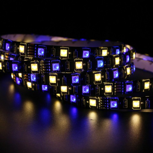 Home tape string lamp SMD 5050 RGB RGBW RGBWW LED Strip Light DC 12V black PCB - Picture 21 of 21