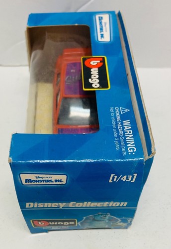 2 BURAGO DISNEY COLLECTION CARS 1:43 TOY STORY WOODY + MONSTERS, INC. SULLEY - Picture 10 of 11