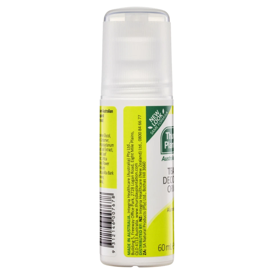 Thursday Plantation Tea Tree Deodorant Original 60mL Aluminium Free Protection - image 4 of 4