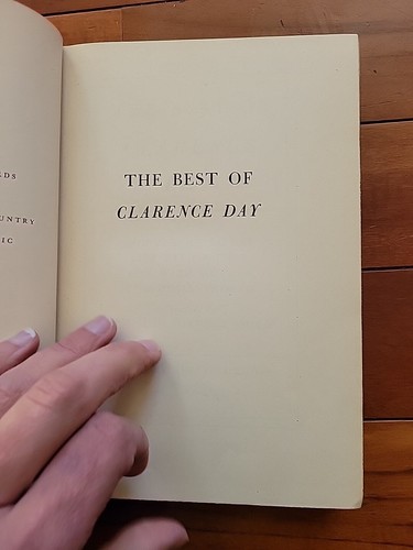 The Best Of Clarence Day Vtg HC 1948 Knopf - Imagen 13 de 23