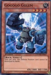 Gogogo Golem NUMH-EN017 Number Hunters 1st Edition Super Rare