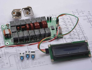 Automatic Antenna Tuner 7x7(ATU-100 N7DDC)display, buttons, connector. ver 3.1