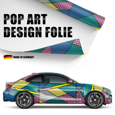  Design Auto-Folie Pop Art 3D Car-Wrapping blasenfrei 100x150cm