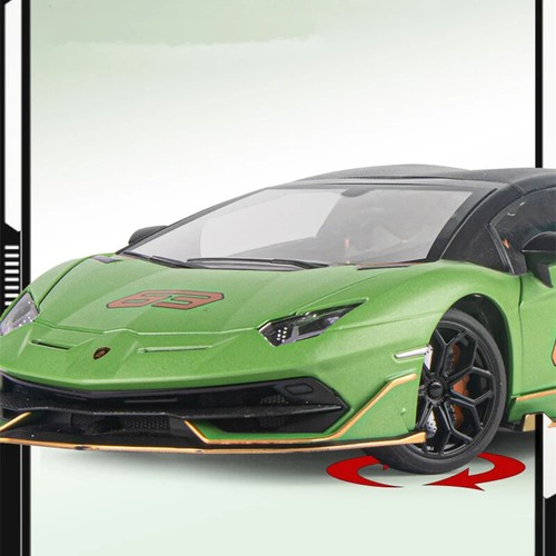 1:18 Lamborghini Aventador SVJ 63 Diecast Car Model Sound & Light Kids Toy Gift - Picture 6 of 15