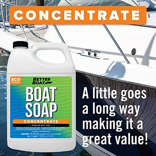 Boat Soap Marine Concentrate Cleaner Boat Wash Cleaning 1 Gallon Boat Cleaner - Picture 6 of 6