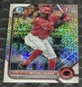 MICHEL TRIANA 1ST BOWMAN CHROME MOJO REFRACTOR 2022 Cincinnati Reds SP #BCP-75