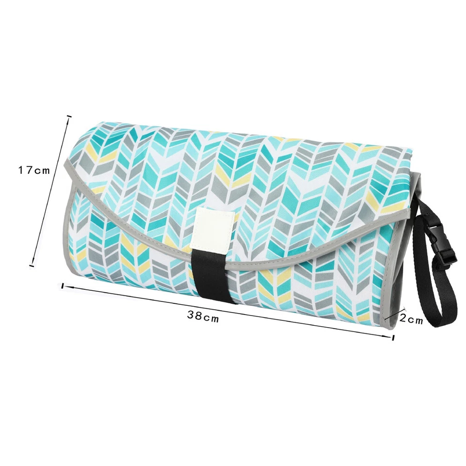 Waterproof Portable Baby Diaper Travel Home Change Changing Mat Pad Nappy Bag AU - image 3 of 4