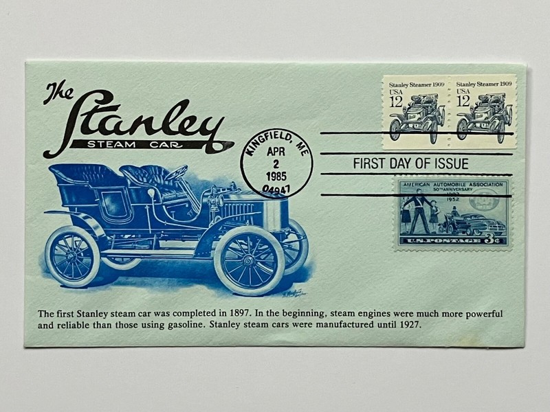 1985 12c Stanley Sreamer 1909  2132 KMC Venture Combination First Day Cover
