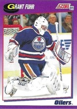 1991-92 Score Grant Fuhr Edmonton Oilers #114