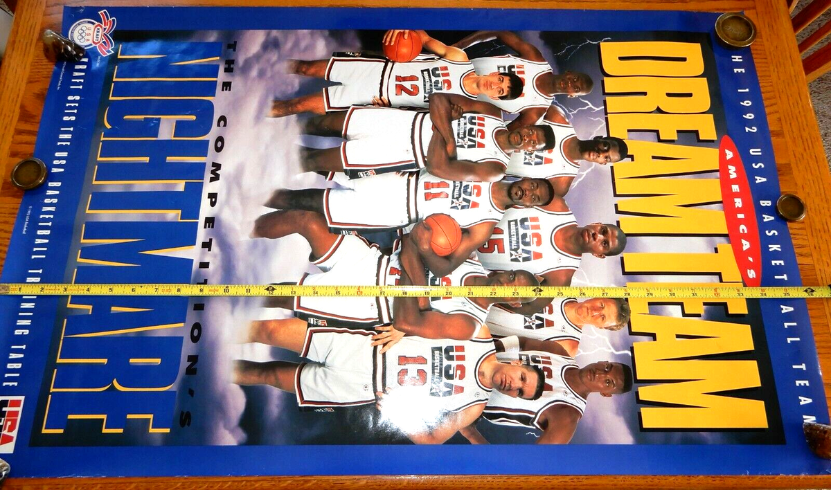 America's DREAM TEAM Olympic Poster * 1992 USA Basketball
