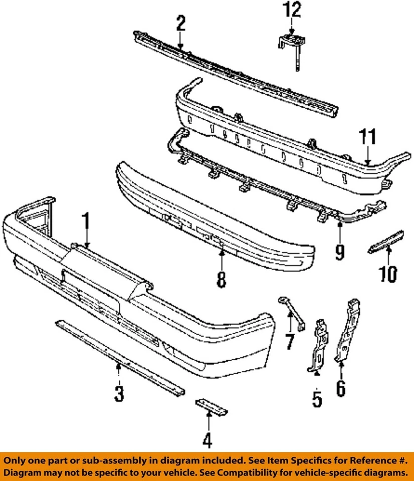 1989 1990 1991 1992 Toyota Supra MK3 OEM Front Bumper Damaged Needs Work - Image 3 of 4