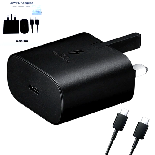 25W Super Fast Charging USB-C Adapter For Samsung Galaxy S21 Wall Type-C Cable - Picture 7 of 14