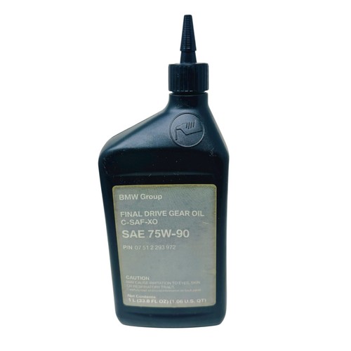 BMW 07512293972 Final Drive Gear Oil SAE 75W-90 C-SAF-XO, Genuine OEM 1 Qt - 第 1/5 張圖片