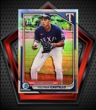 Yolfran Castillo *37/499* 2024 1st Bowman Chrome Refractor #BCP-159 Rangers MLB