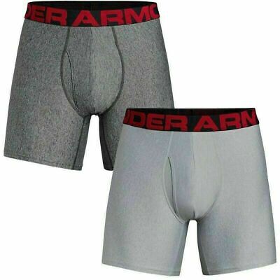 Under Armour UA Tech Boxerjock Underwear 6 Inch 2 Pack - Size Mens MEDIUM  30-32 