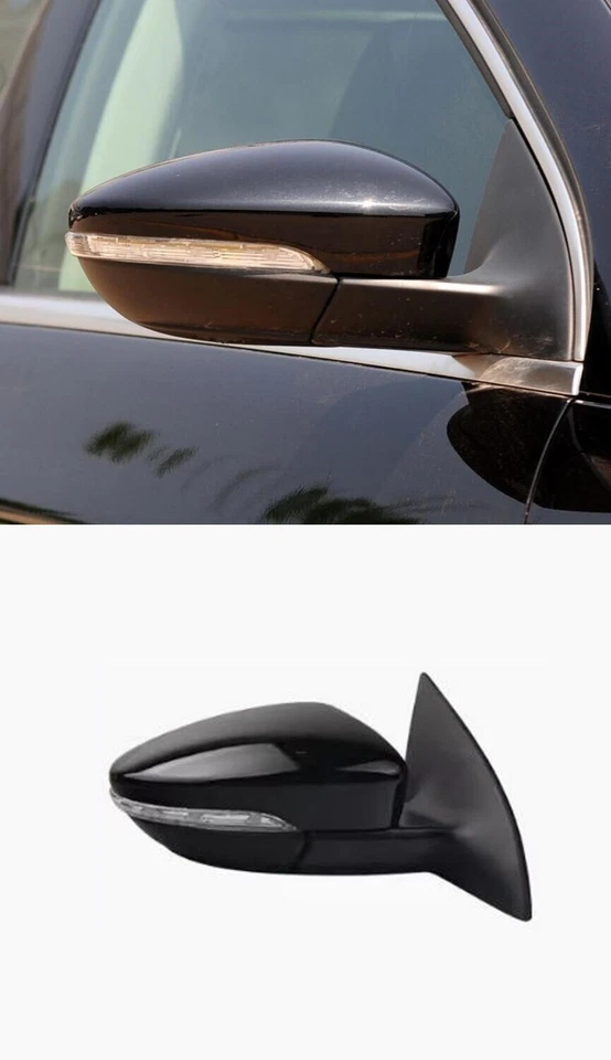 For 10-13 Volkswagen CC 990 Sedan Side View Mirror Assembly 13 Pins Black Right — 第 3/3 张图片