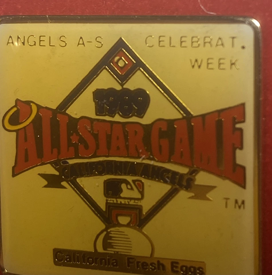 Vintage California Angels Baseball 1989 All Star Game Pin In Original Package - Image 4 of 4