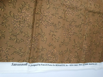 Savannah by Fons and Porter for Benartex Style #484 Browns 2 Yards x 45''
