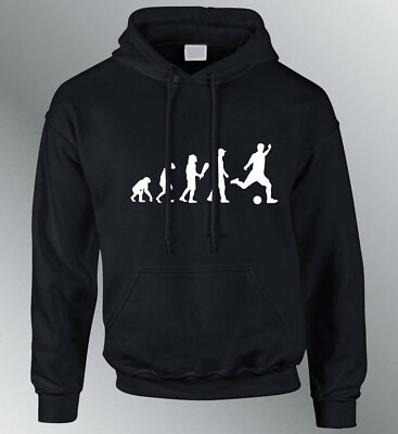 Sweatshirt Hoodie Herren Evolution Foot Kapuze Sweatshirt Human Football