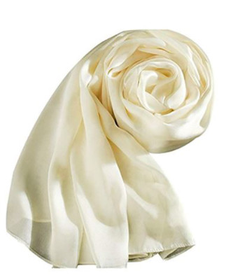 Elegantes großes 100 % SEIDE SATIN Tuch/Schal/Halstuch Hochzeit, Brautjungfer