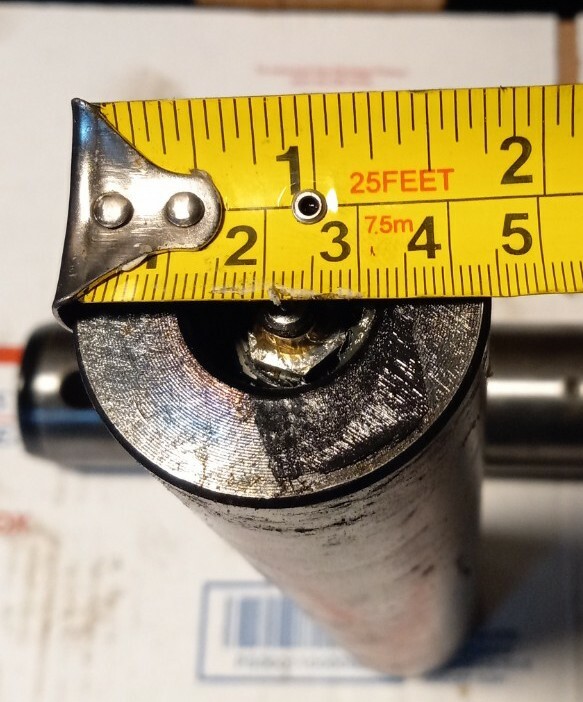 MINI EXCAVATOR BUCKET PINS 45MM X 285MM OAL* PAIR* GREASABLE* NEW