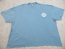 Harley Davidson Shirt Mens 5XL XXXXXL Blue Motorcycle Bike Biker Pocket Logo Tee