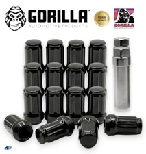 Gorilla 10x1.25 Spline Tuner Lug Nuts/Key for UTV/ATV Honda Yamaha Kawasaki 16pc