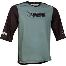 Moose Racing MTB 3/4 Sleeve Jerseys Md Black