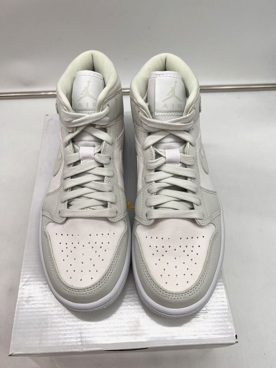 nike air jordan 1 mid white spruce aura