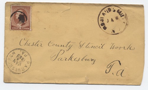 1885 Rowland Mills NJ #210 Deckel DPO [H.4375] - Bild 1 von 3